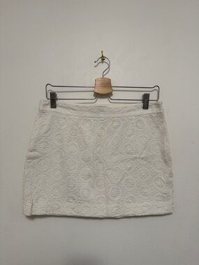 GAP White Eyelet Mini Skirt